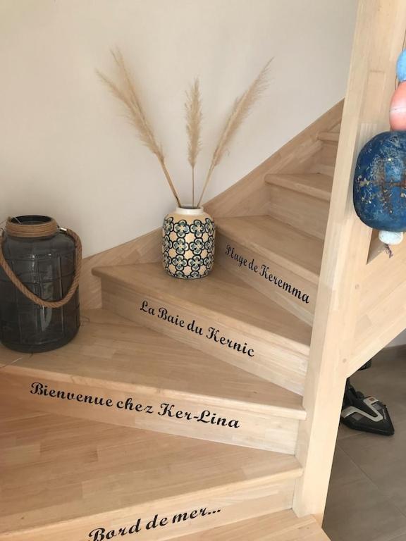 Ker-Lina Sea View, Calm Guaranteed Villa Plounevez-Lochrist ภายนอก รูปภาพ